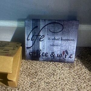 Inspirational Wall Art with Quote